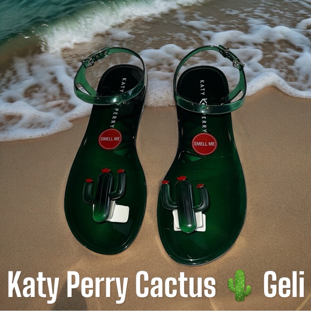 Katy Perry’s Cactus 🌵 The Geli Sandal Sz 10M NWT